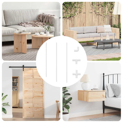 Tubo PVC 29 pcs Bianco Mterialpp e PE