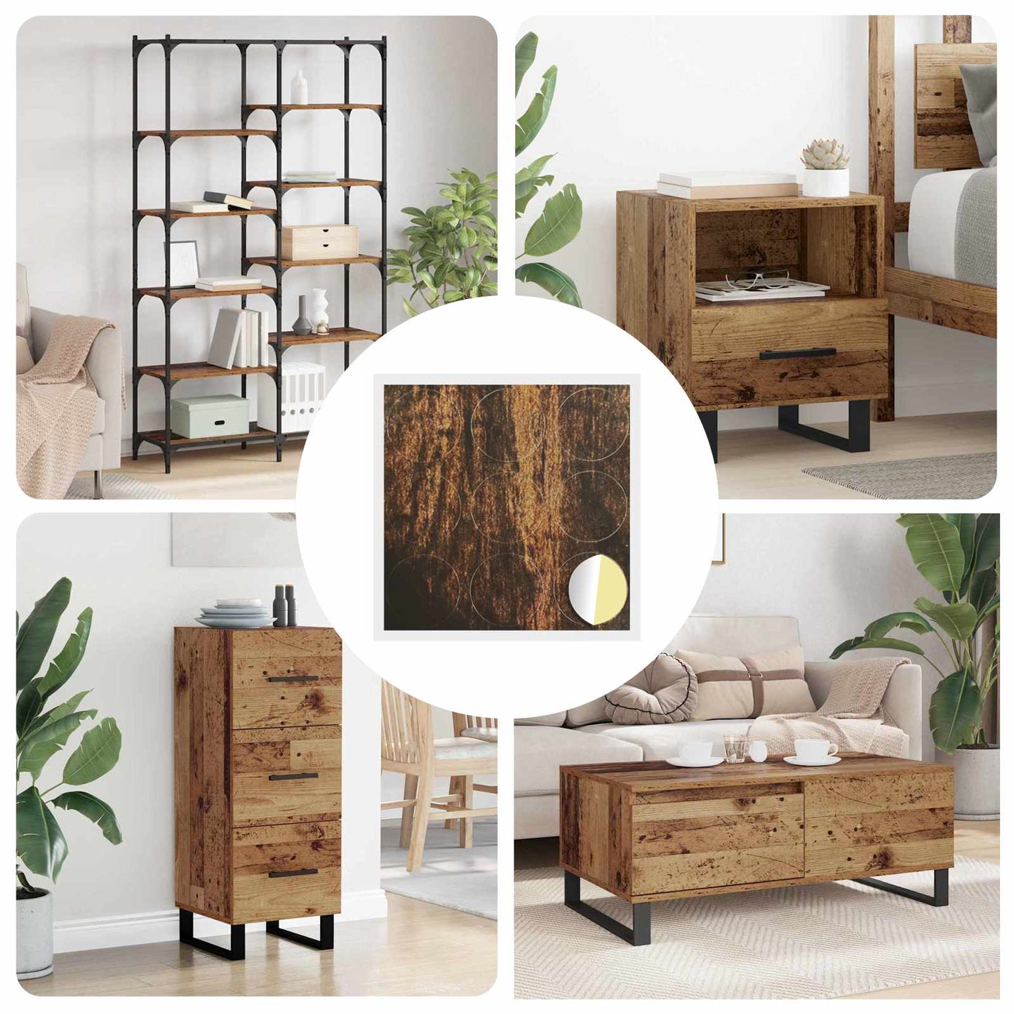 Copertura Vite Adesiva 12 pcs Legno vecchio Ø 20 x 0,5 mm