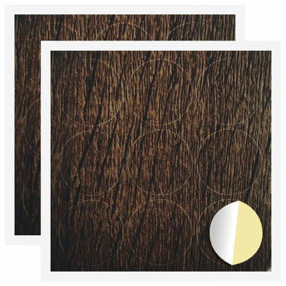 Copertura Vite Adesiva 2 pcs Rovere Marrone Ø 20 x 0,5 mm