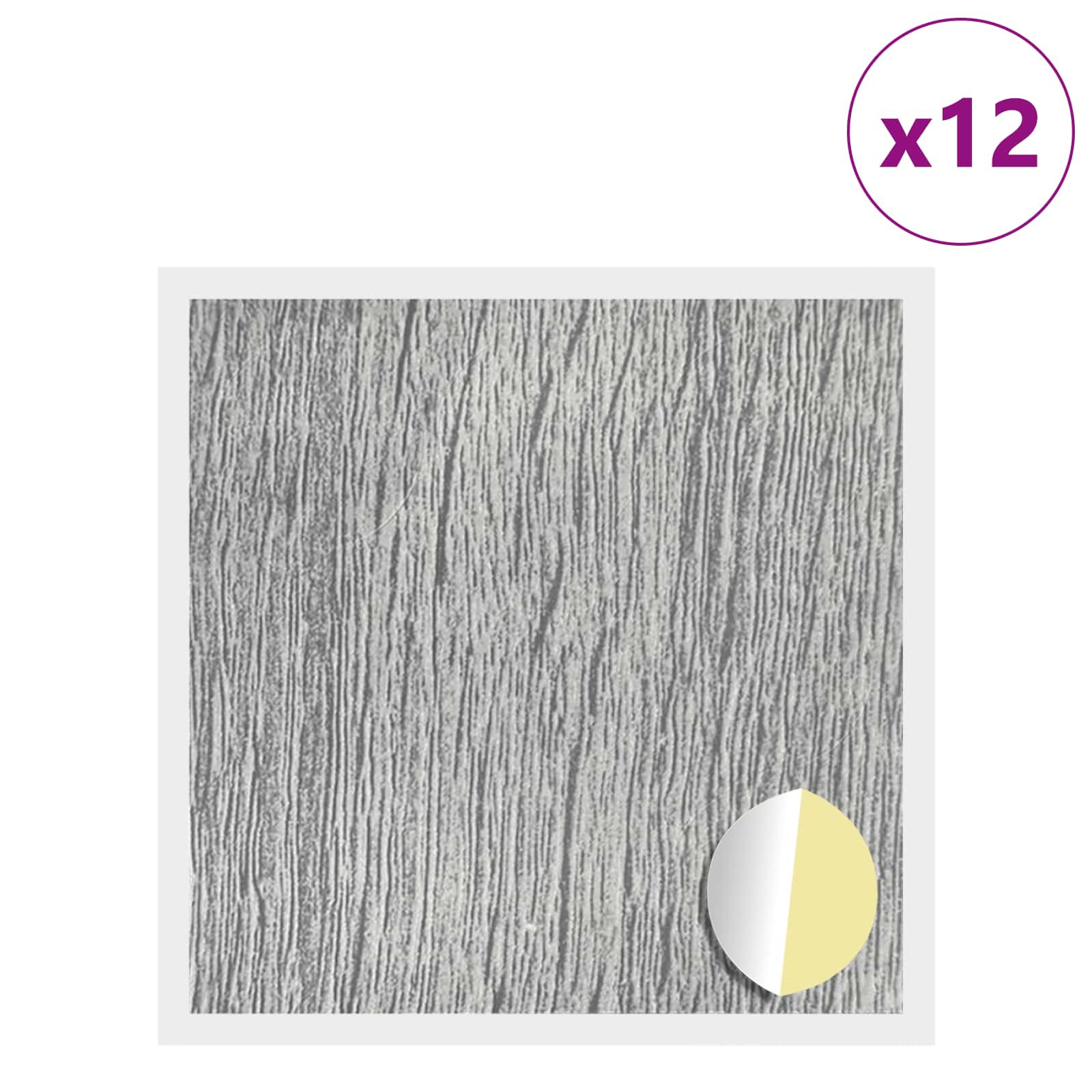Copertura Vite Adesiva 12 pcs Grigio Sonoma Ø 20 x 0,5 mm | homemem39