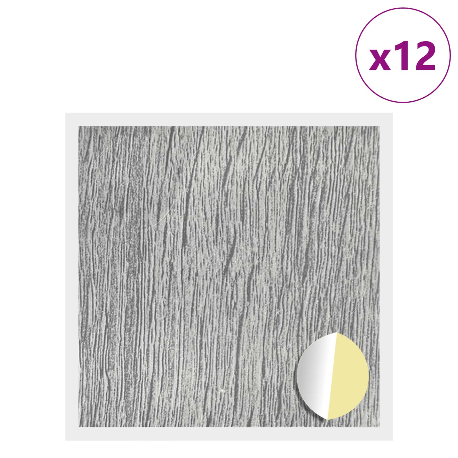 Copertura Vite Adesiva 12 pcs Grigio Sonoma Ø 20 x 0,5 mm | homemem39