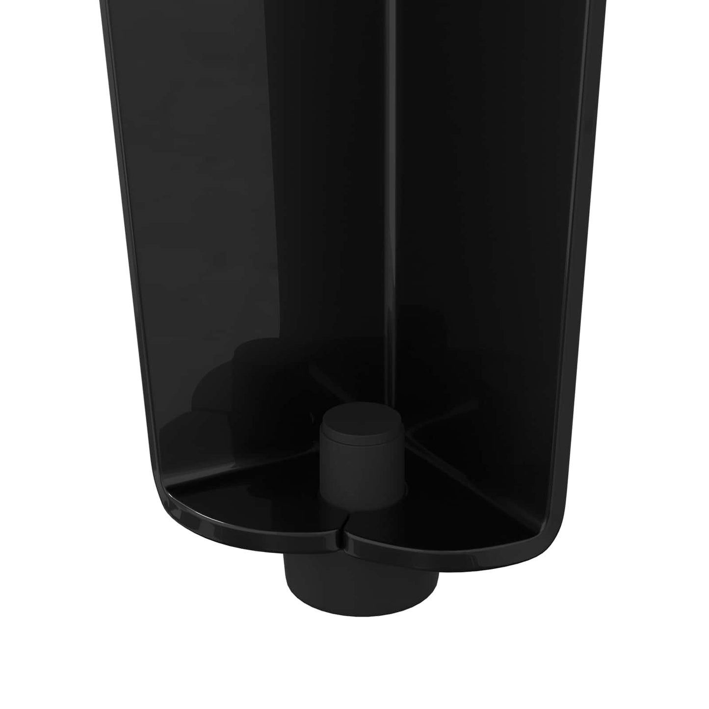 Piedini per mobili 2 pcs Nero 5,5 x 5,5 x 10 cm Ferro