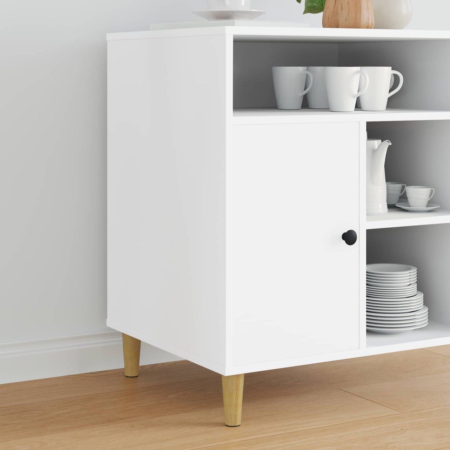 Piedini per mobili 12 pcs Marrone Ø 44 x 100 mm