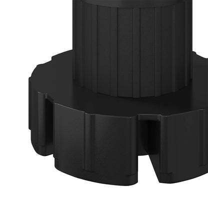 Piedini per mobili Regolabile 2 pcs Nero 46 x 46 x 128 mm PP | homemem39