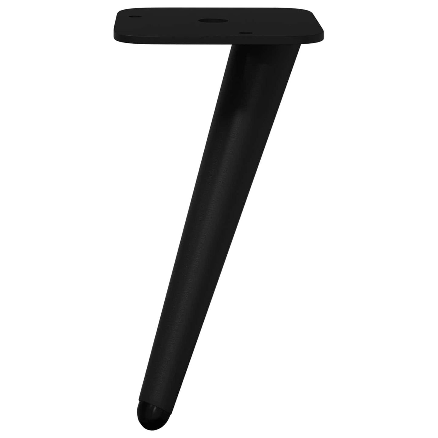 Piedini in Piedi 2 pcs Nero 56 x 56 x 100 mm Ferro