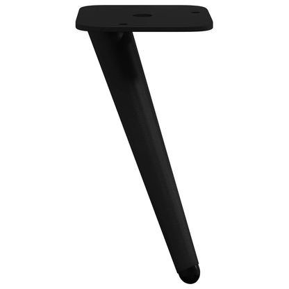 Piedini in Piedi 2 pcs Nero 56 x 56 x 100 mm Ferro