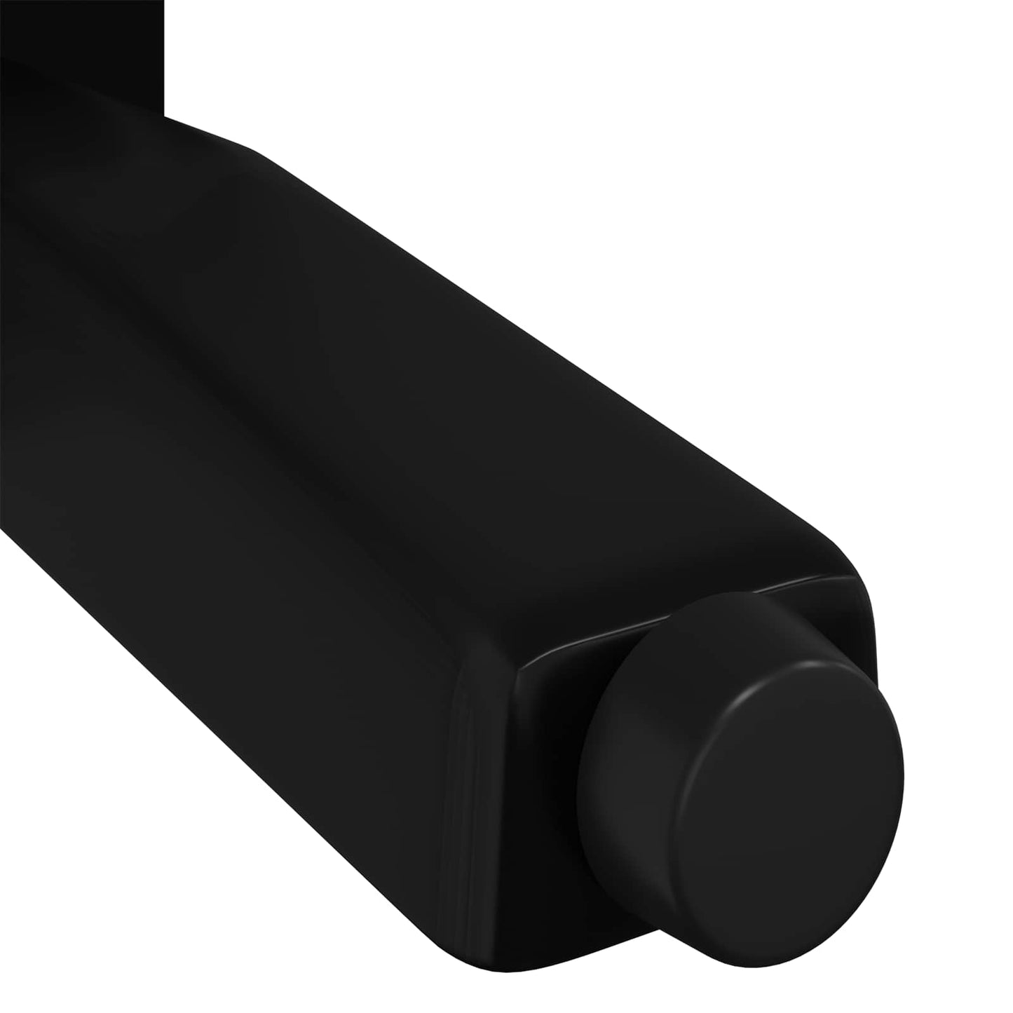 Piedi in piedi 2 pcs Nero 40 x 40 x 100 mm Ferro