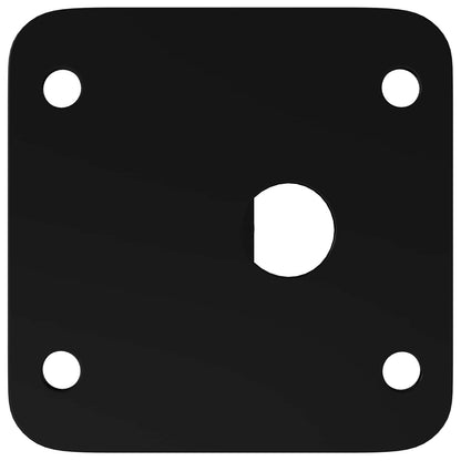 Piedi in piedi 2 pcs Nero 40 x 40 x 100 mm Ferro