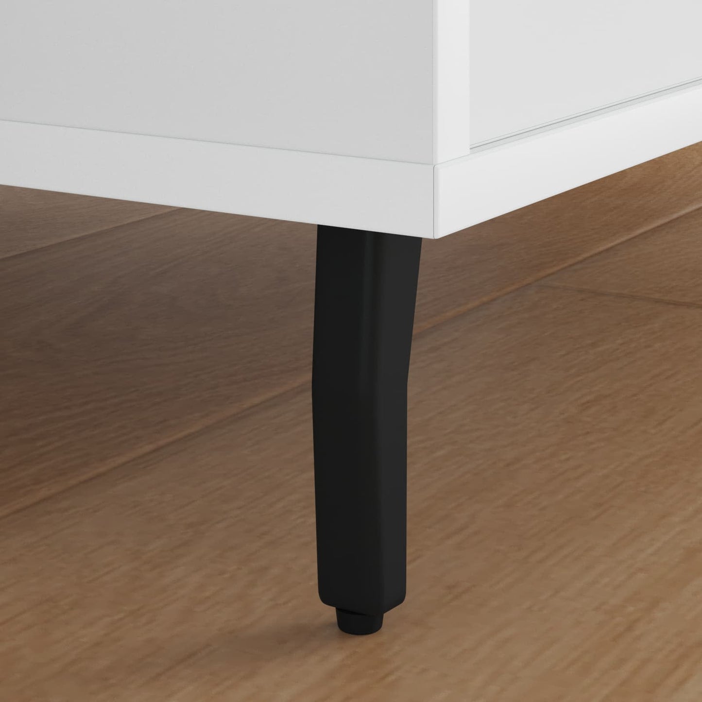 Piedi in piedi 12 pcs Nero 40 x 40 x 100 mm Ferro