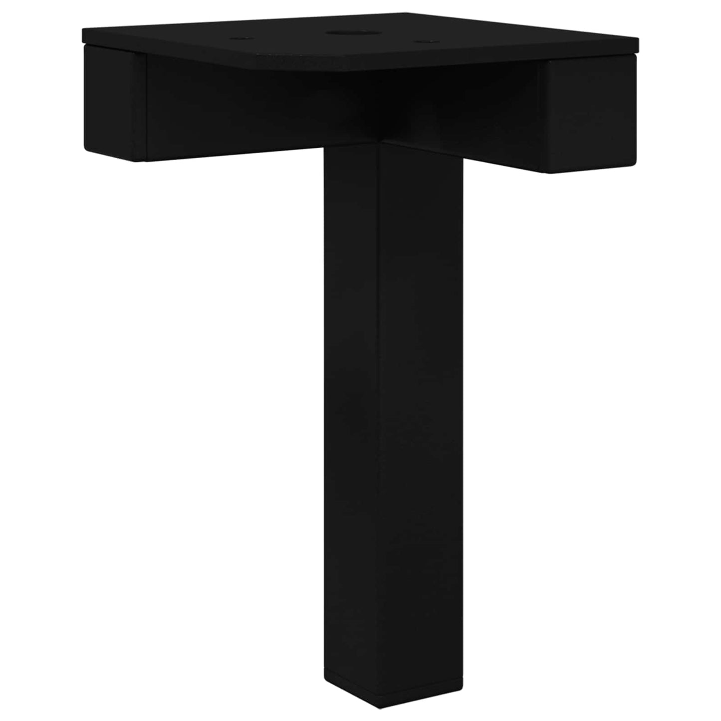 Piedi in piedi 12 pcs Nero 57 x 57 x 100 mm Ferro