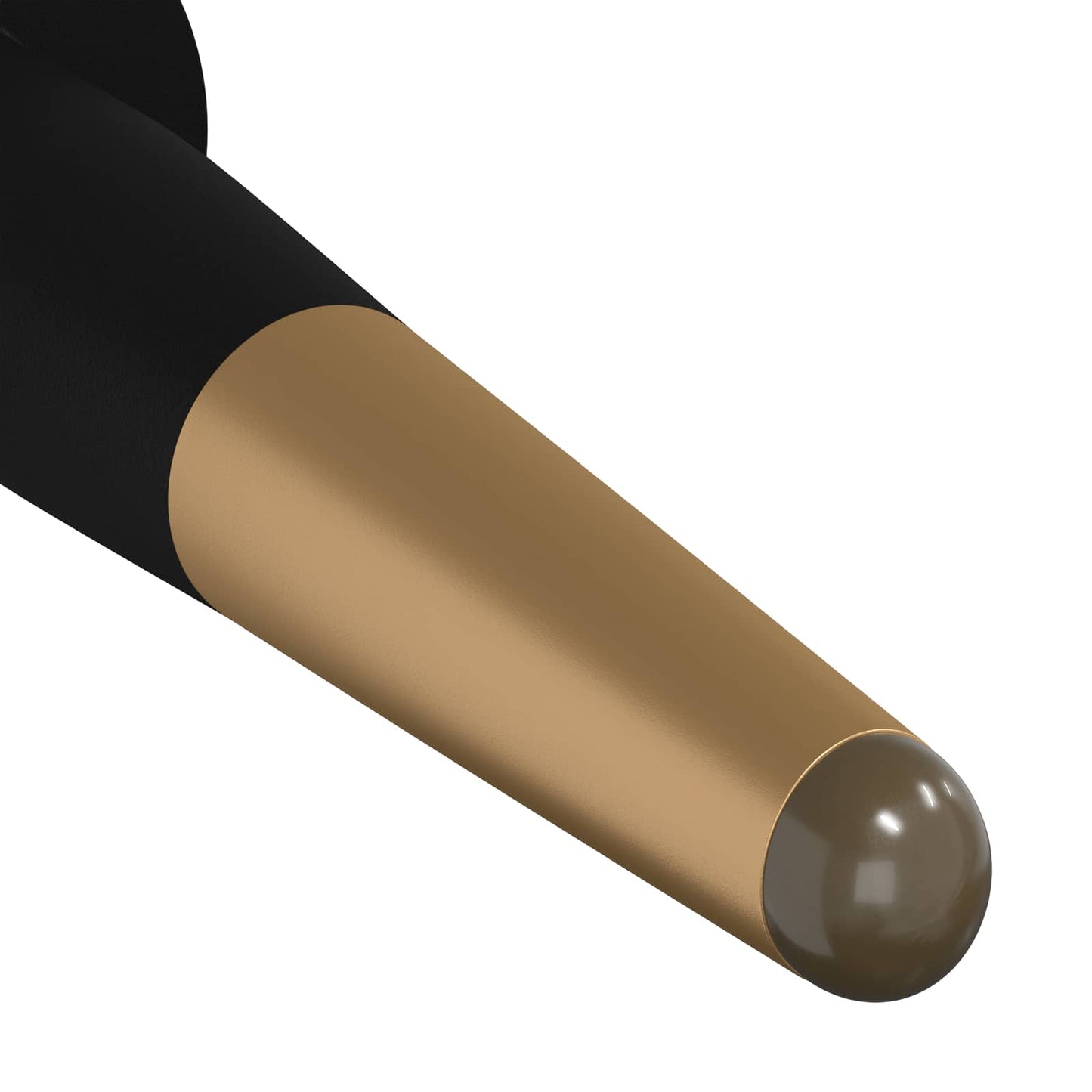 Piedini per mobili 2 pcs Nero e Oro Ø 40 x 98 mm Ferro | homemem39