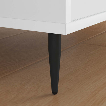 Piedini per mobili 2 pcs Nero Ø 40 x 98 mm Ferro | homemem39