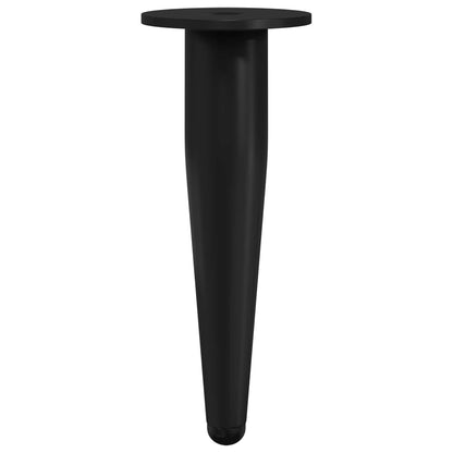 Piedini per mobili 12 pcs Nero Ø 40 x 98 mm Ferro | homemem39