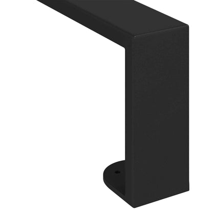 Piedini per mobili 12 pcs Nero 311 x 40,5 x 100 mm Ferro | homemem39