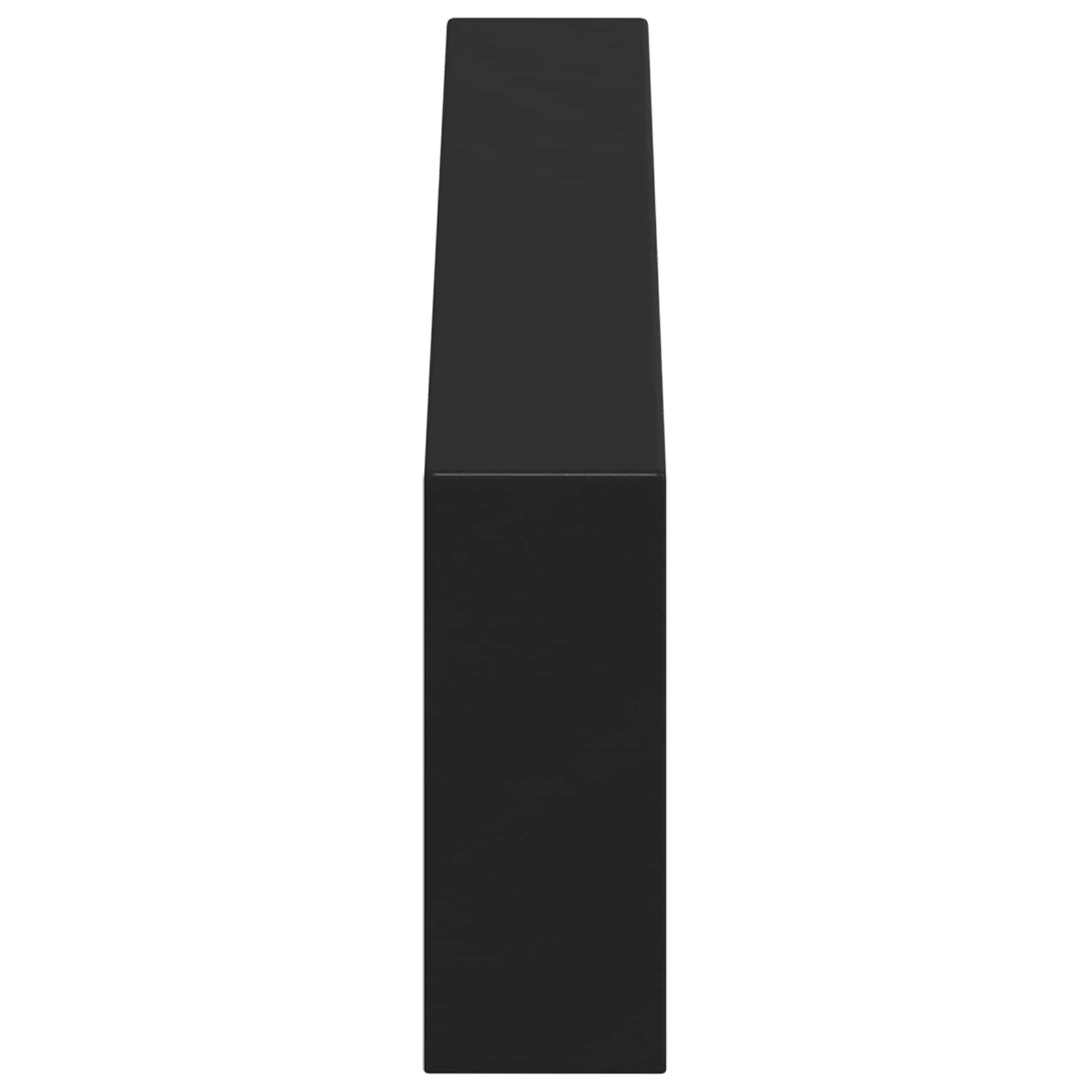 Piedini per mobili 12 pcs Nero 311 x 40,5 x 100 mm Ferro | homemem39
