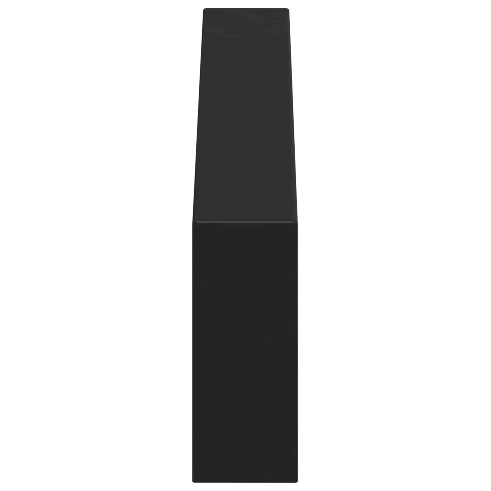 Piedini per mobili 12 pcs Nero 341 x 40,5 x 100 mm Ferro | homemem39