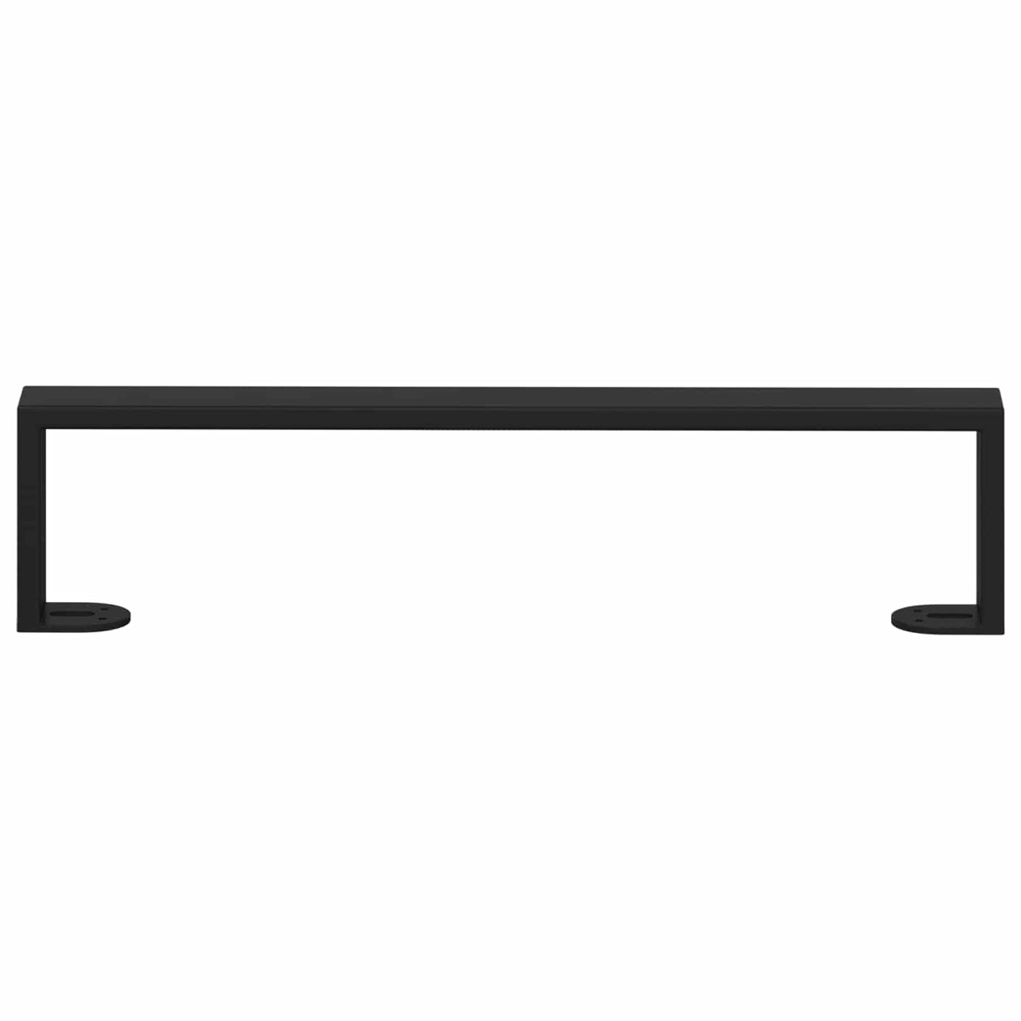 Piedini per mobili 2 pcs Nero 436 x 40,5 x 100 mm Ferro | homemem39