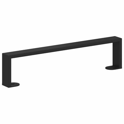 Piedini per mobili 12 pcs Nero 436 x 40,5 x 100 mm Ferro