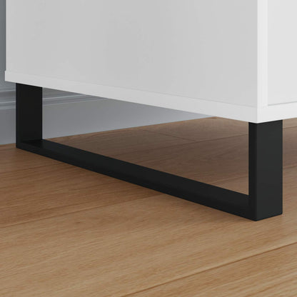 Piedini per mobili 12 pcs Nero 481 x 40,5 x 100 mm Ferro