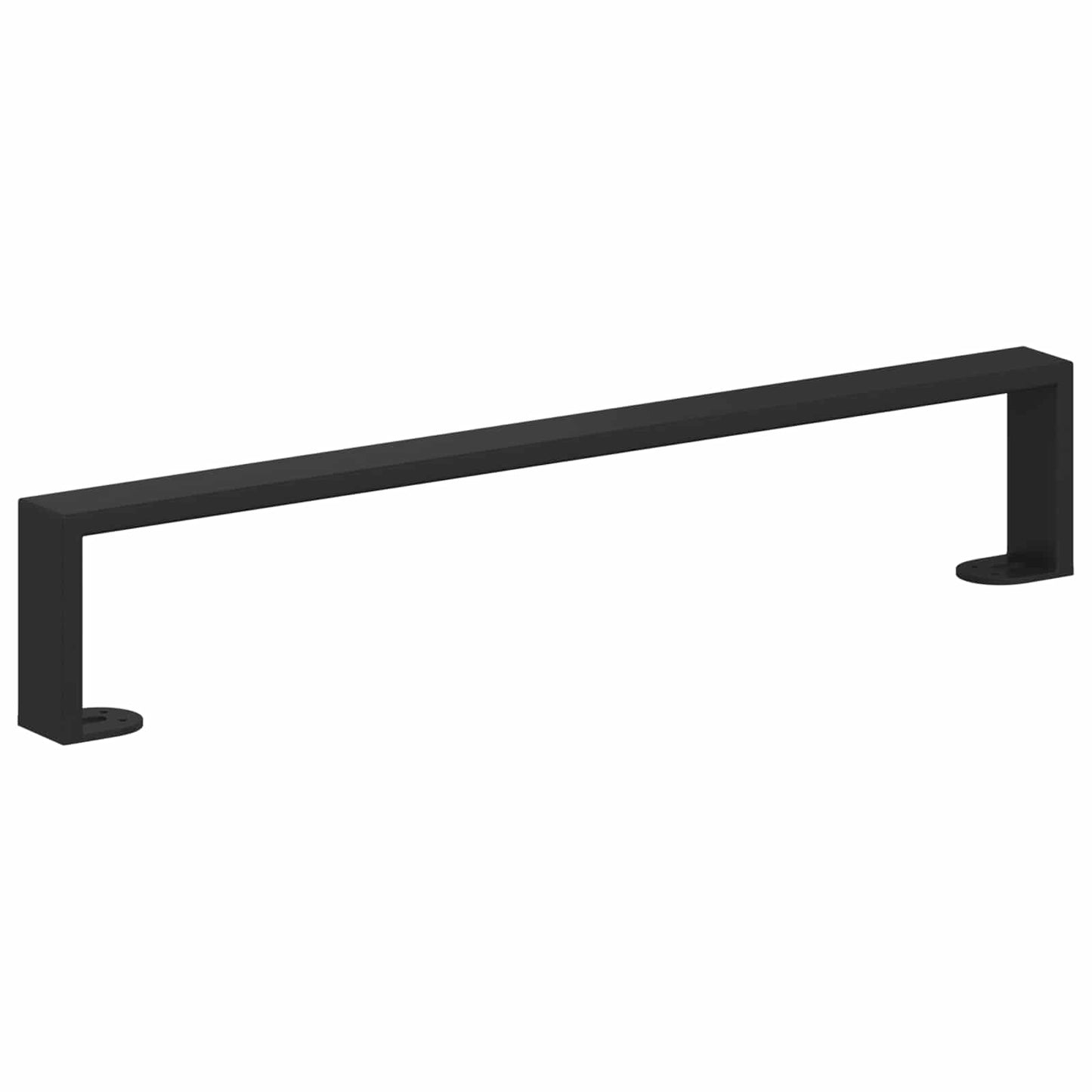 Piedini per mobili 12 pcs Nero 546 x 40,5 x 100 mm Ferro | homemem39