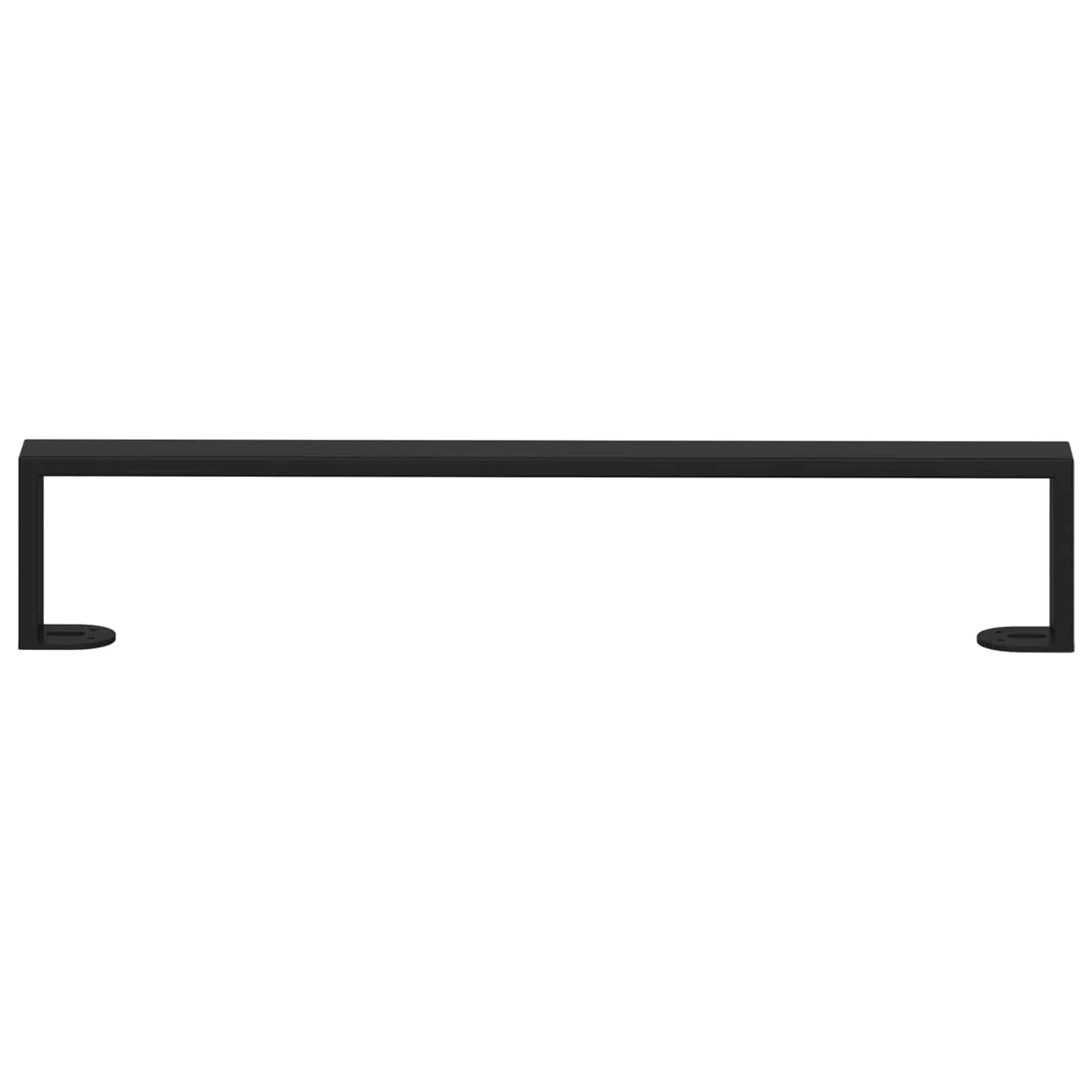 Piedini per mobili 12 pcs Nero 546 x 40,5 x 100 mm Ferro | homemem39