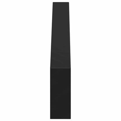 Piedini per mobili 12 pcs Nero 546 x 40,5 x 100 mm Ferro | homemem39