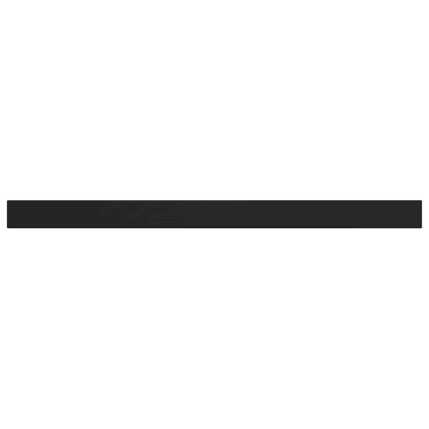 Piedini per mobili 2 pcs Nero 596 x 40,5 x 100 mm Ferro
