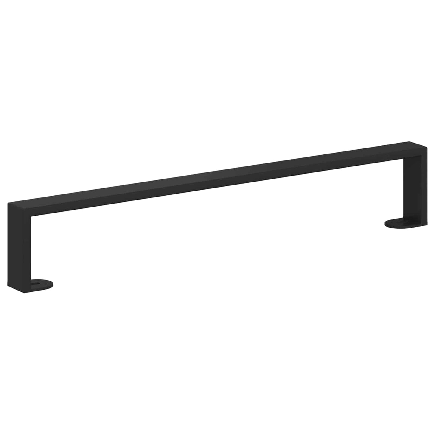 Piedini per mobili 12 pcs Nero 596 x 40,5 x 100 mm Ferro | homemem39