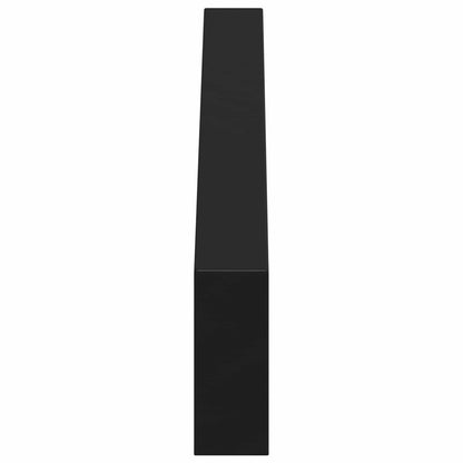 Piedini per mobili 12 pcs Nero 596 x 40,5 x 100 mm Ferro