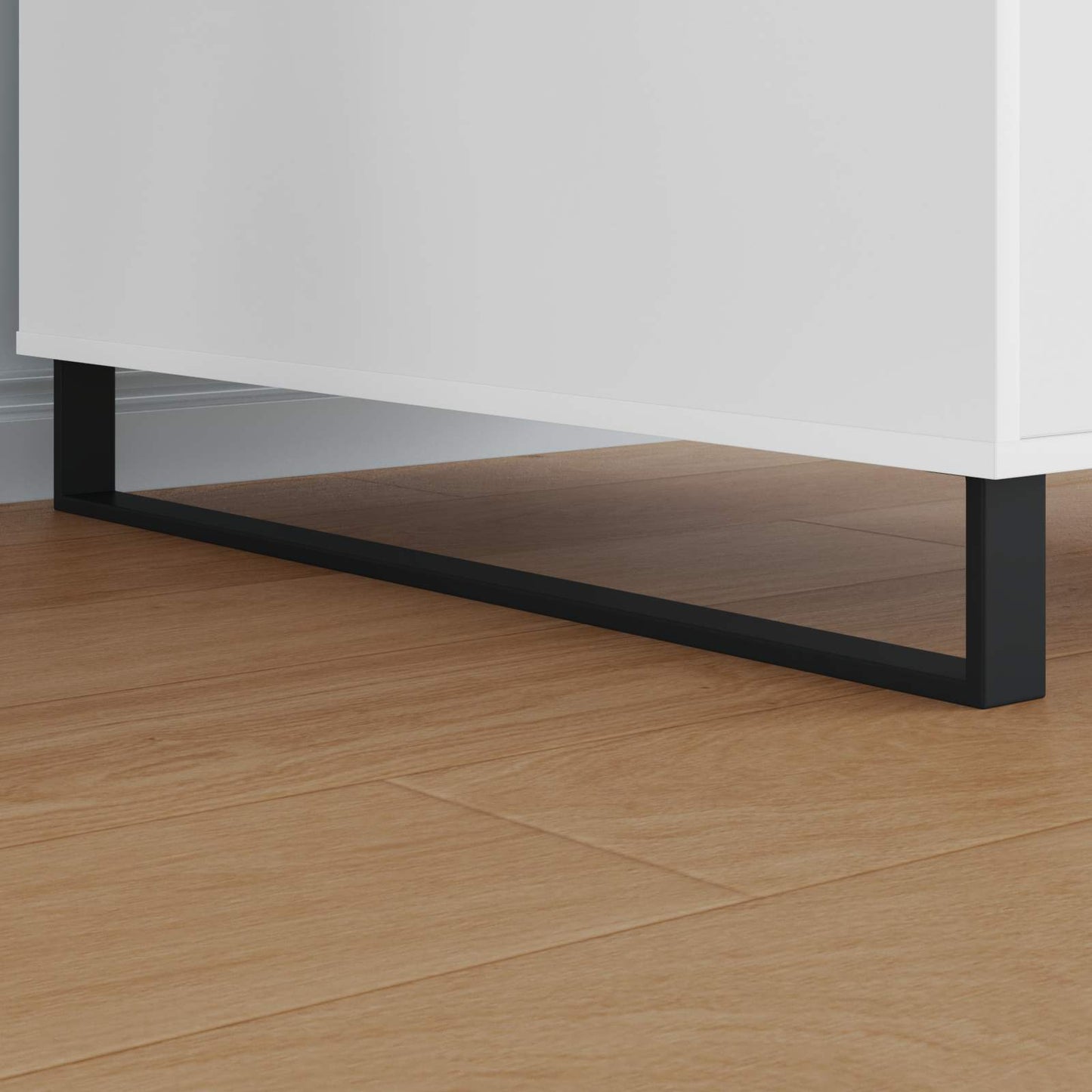 Piedini per mobili 2 pcs Nero 796 x 40,5 x 100 mm Ferro | homemem39