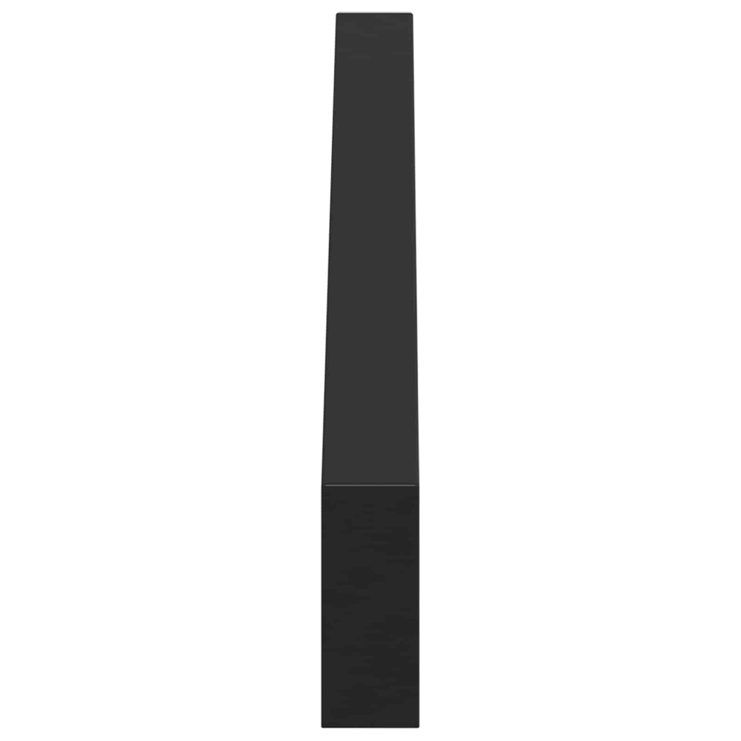 Piedini per mobili 2 pcs Nero 796 x 40,5 x 100 mm Ferro | homemem39