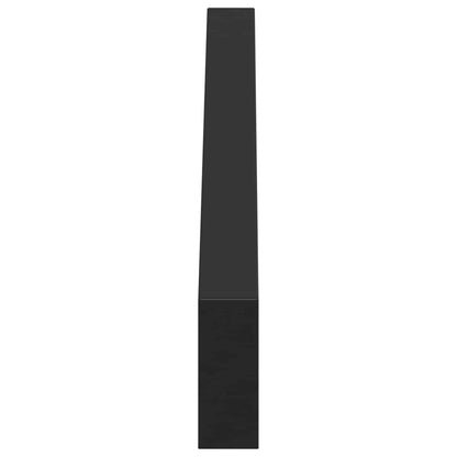 Piedini per mobili 12 pcs Nero 796 x 40,5 x 100 mm Ferro
