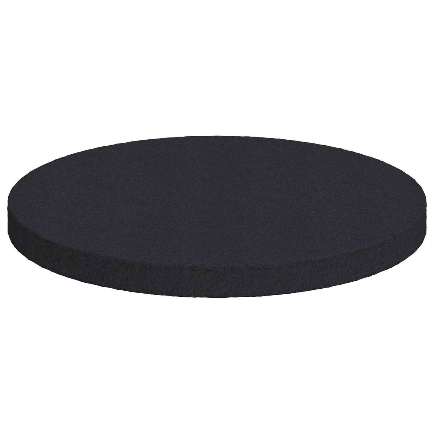 Pannelli per Piedi di Mobili 2 pcs Nero Ø 30 x 2 mm EVA
