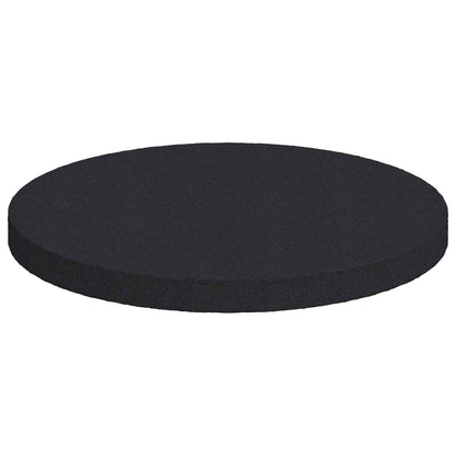 Pannelli per Piedi di Mobili 2 pcs Nero Ø 30 x 2 mm EVA
