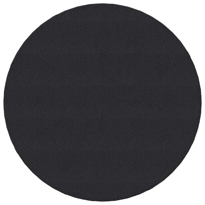 Pannelli per Piedi di Mobili 12 pcs Nero Ø 30 x 2 mm EVA