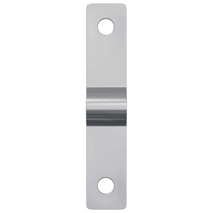 Piastra di impatto 2 pcs Argento 50 x 10 x 1,2 mm Ferro | homemem39