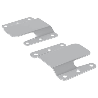 Staffa di Montaggio Flush 2 pcs Argento 75 x 66 x 1,4 mm