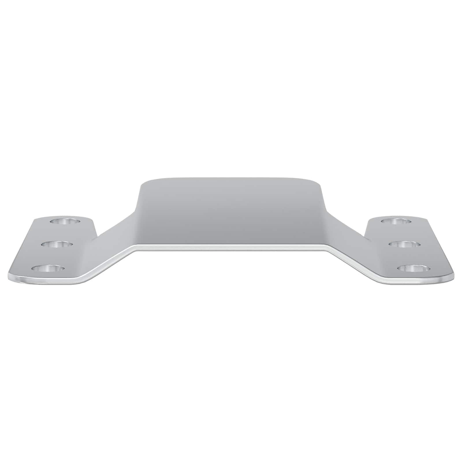 Staffa di Montaggio Flush 2 pcs Argento 75 x 66 x 1,4 mm | homemem39