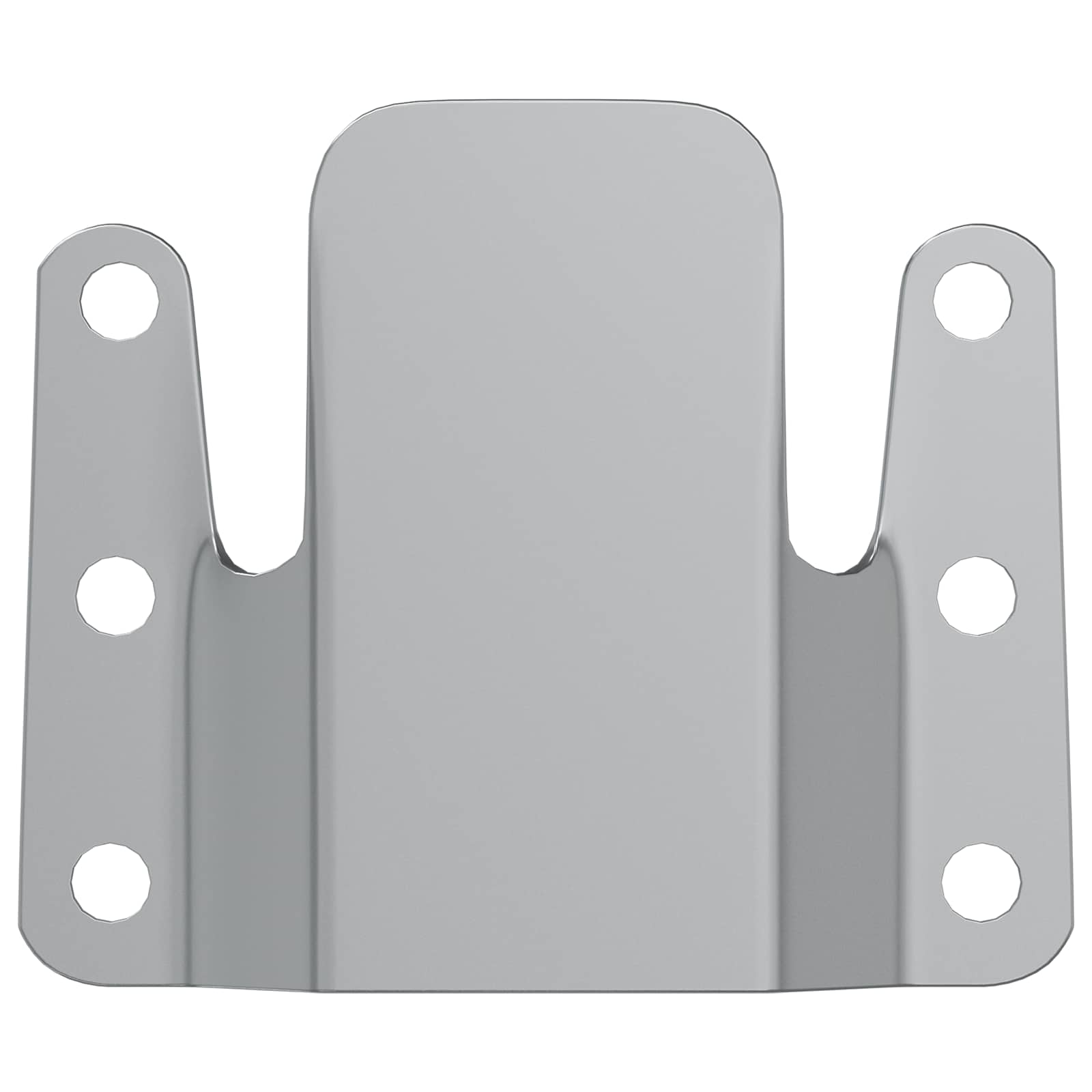 Staffa di Montaggio Flush 2 pcs Argento 75 x 66 x 1,4 mm | homemem39