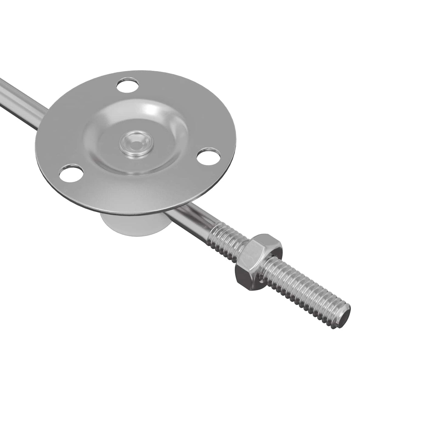 Cerniera a supporto per coperchio 2 pcs Argento Ferro | homemem39