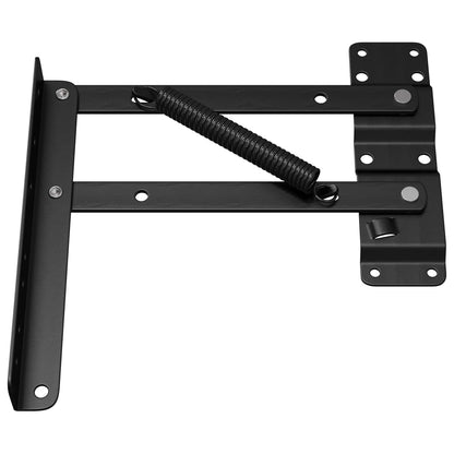 Meccanismo di Sollevamento per Letto 2 pcs Nero Ferro | homemem39