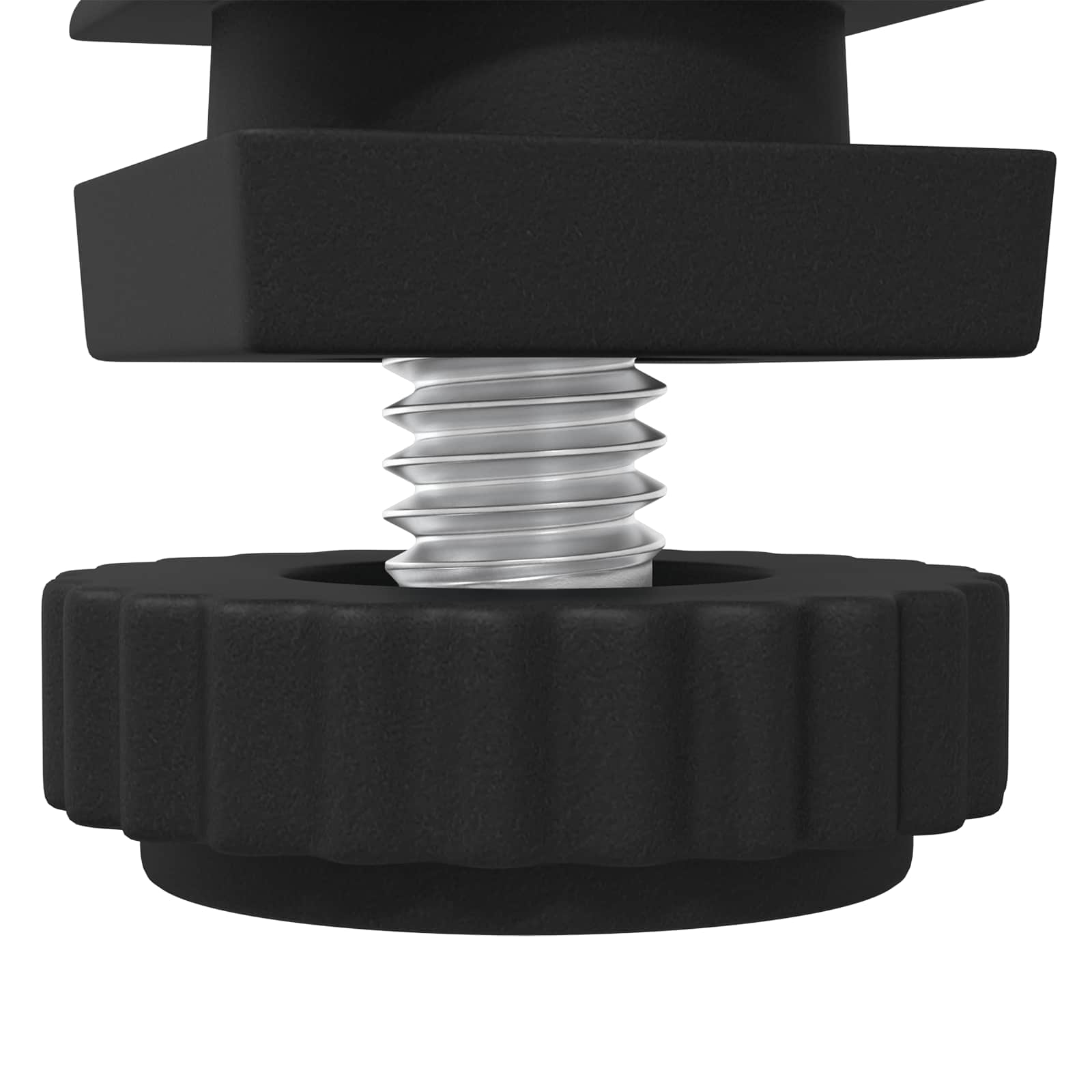Livellatori per Mobili Regolabile 2 pcs Nero M6 PP | homemem39