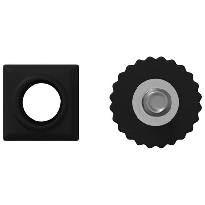 Livellatori per Mobili Regolabile 2 pcs Nero M6 PP | homemem39