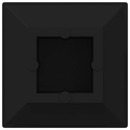 Tappi terminali 2 pcs Nero 15 x 15 x 15 mm PP