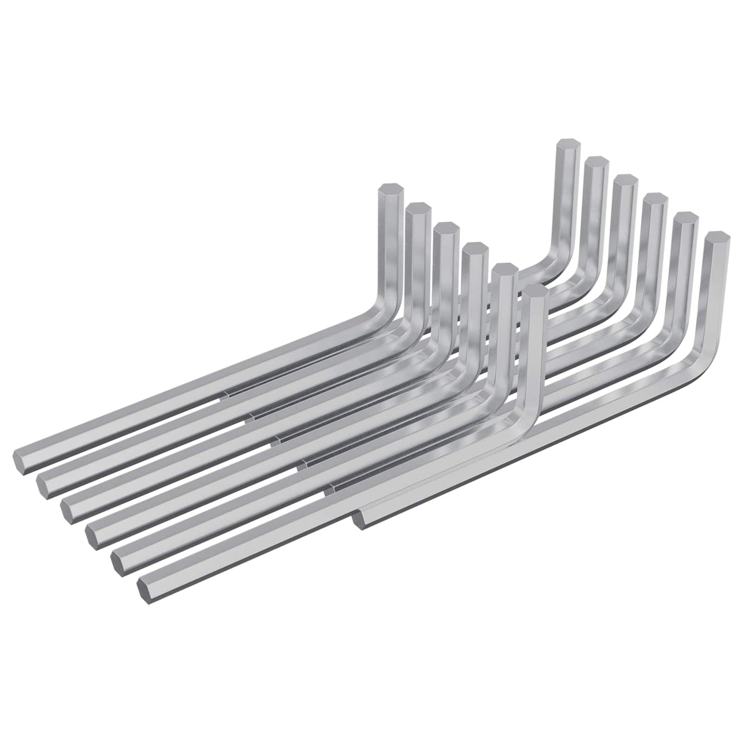 Chiave Esagonale 12 pcs Argento 20 x 52 mm Acciaio | homemem39