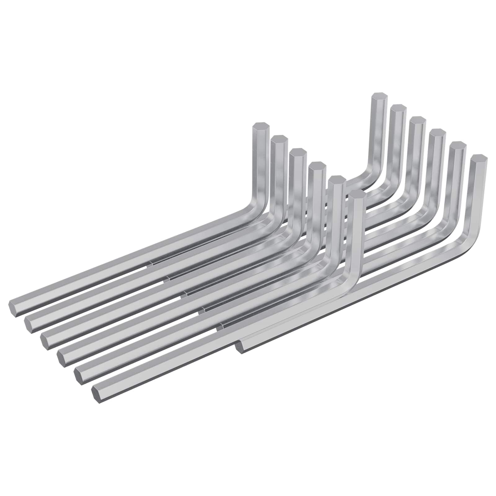 Chiave Esagonale 12 pcs Argento 20 x 52 mm Acciaio | homemem39