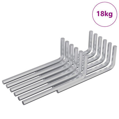 Chiave Esagonale 4675 pcs Argento 20 x 52 mm Acciaio | homemem39