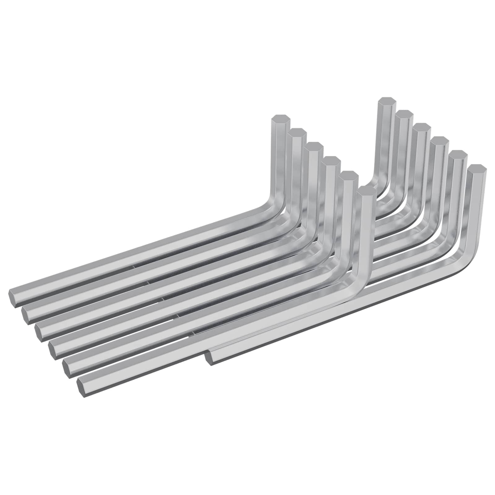 Chiave Esagonale 2118 pcs Argento 22 x 66 mm Acciaio | homemem39