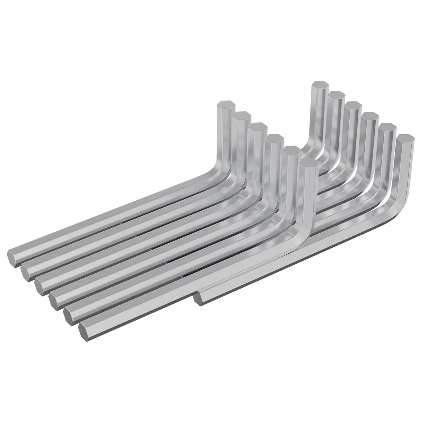 Chiave Esagonale 12 pcs Argento 32 x 86 mm Acciaio | homemem39