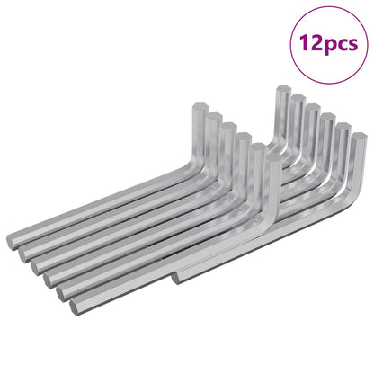 Chiave Esagonale 12 pcs Argento 32 x 86 mm Acciaio | homemem39